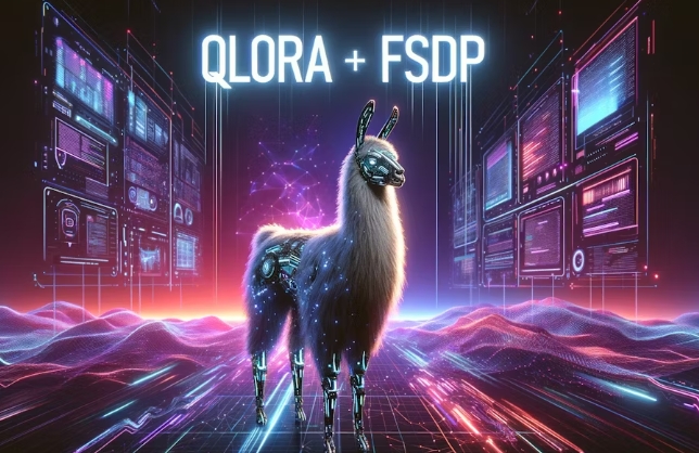 如何使用QLoRA和FSDP在2X RTX 4090上训练 70b 语言模型？